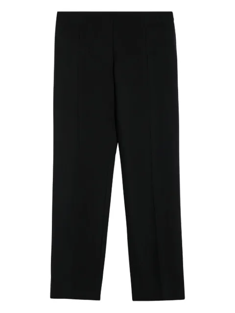 The Row straight-leg wool-silk trousers