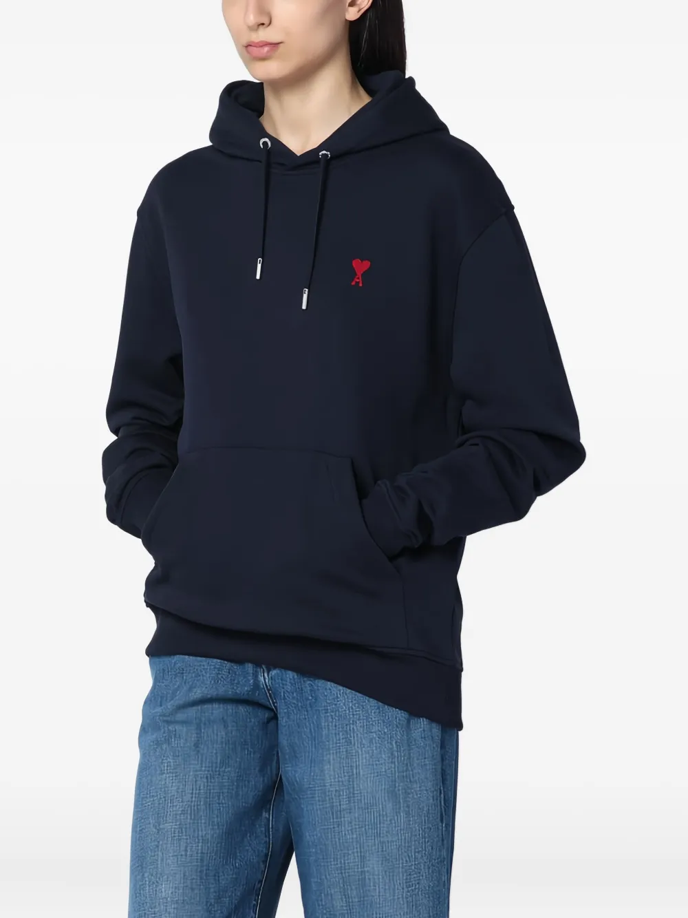 AMI Paris Ami de Coeur hoodie Zwart