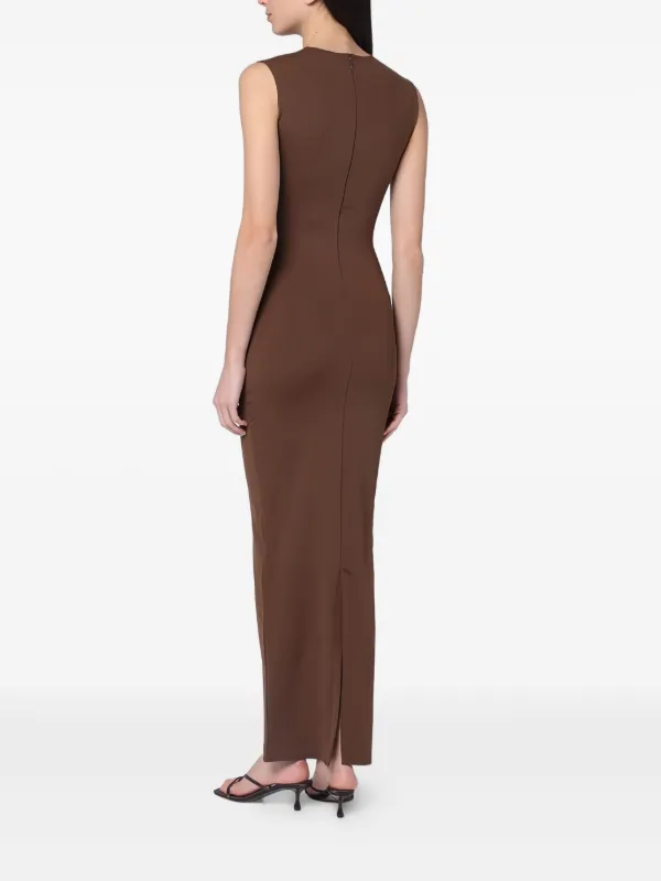 ワンピースその他 Entire Studios Long brown dress in nylon blend ENTIRE STUDIOS Sleeveless Maxi Dress | Brown | FARFETCH