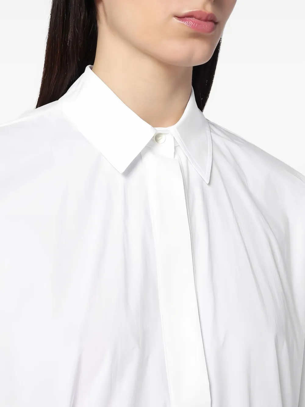P.A.R.O.S.H. Blousejurk met ceintuur Wit