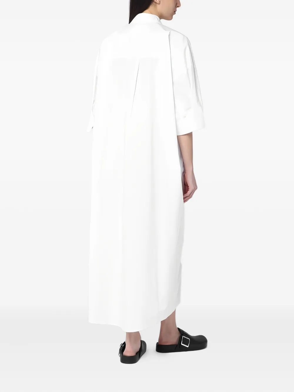 P.A.R.O.S.H. Blousejurk met ceintuur Wit