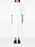 P.A.R.O.S.H. belted shirt dress - White