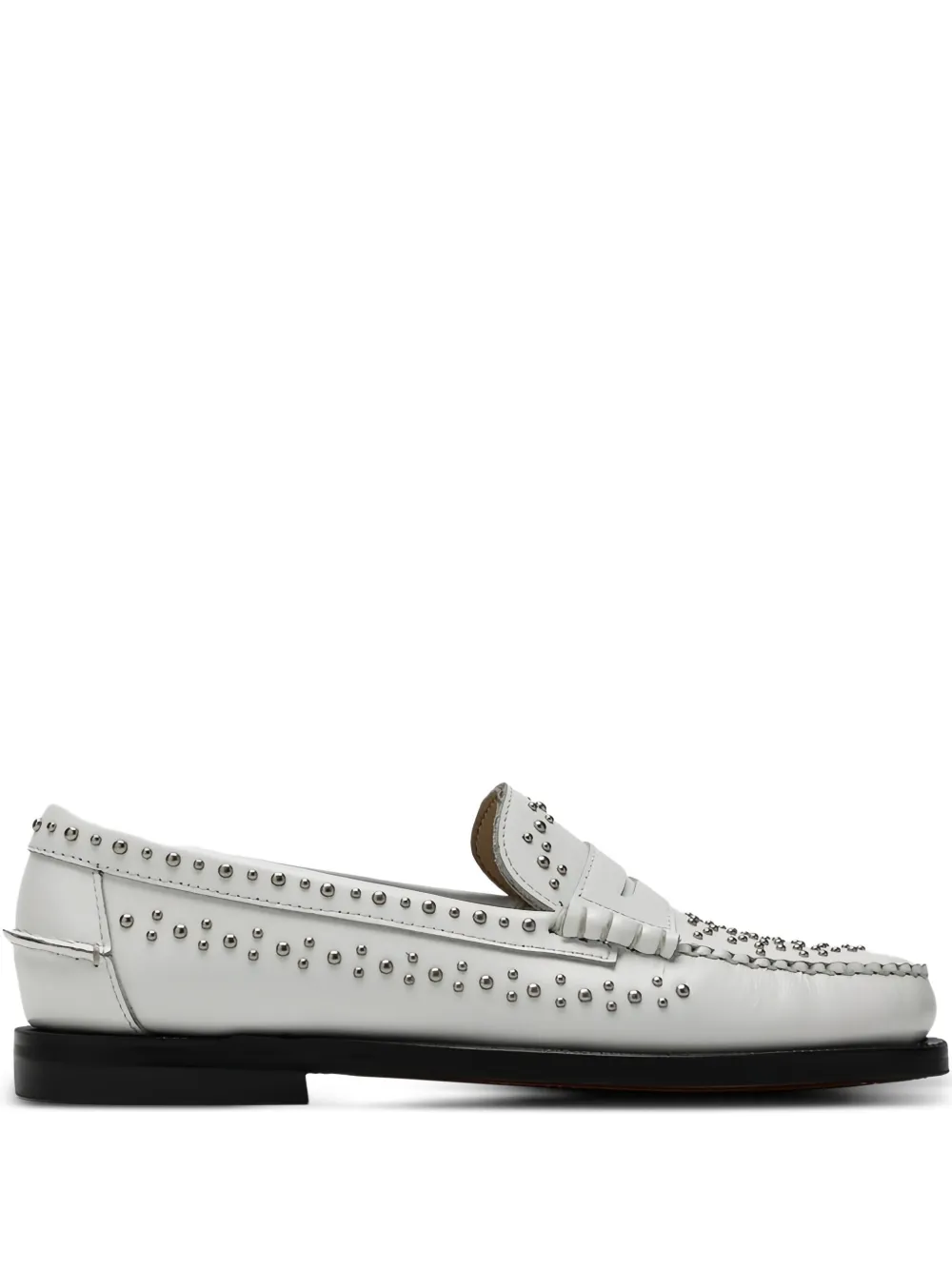 Sebago Dan stud-embellished loafers Wit