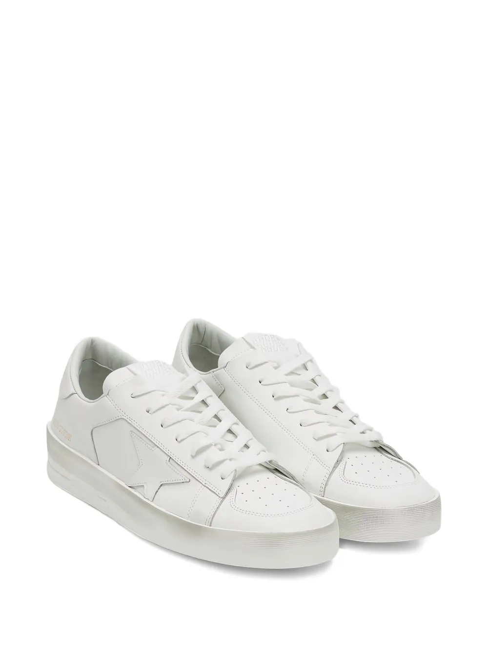 Golden Goose Leren sneakers verfraaid met ster Wit