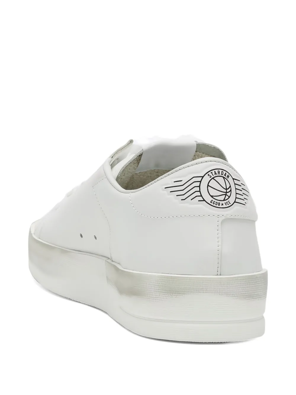 Golden Goose Leren sneakers verfraaid met ster Wit