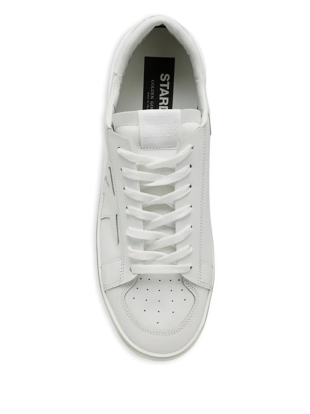 Golden Goose Leren sneakers verfraaid met ster Wit