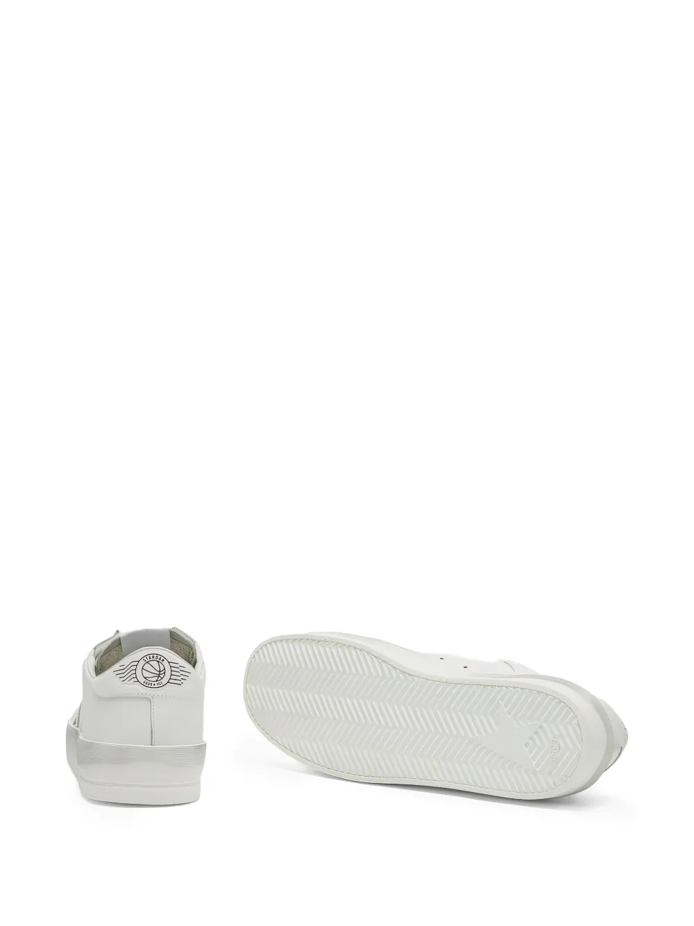 Golden Goose Leren sneakers verfraaid met ster Wit