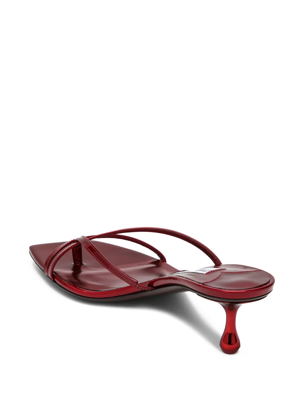 Jimmy Choo 50 mm Etana sandalen met gekruiste bandjes Rood