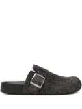 LOEWE leather slides - Brown