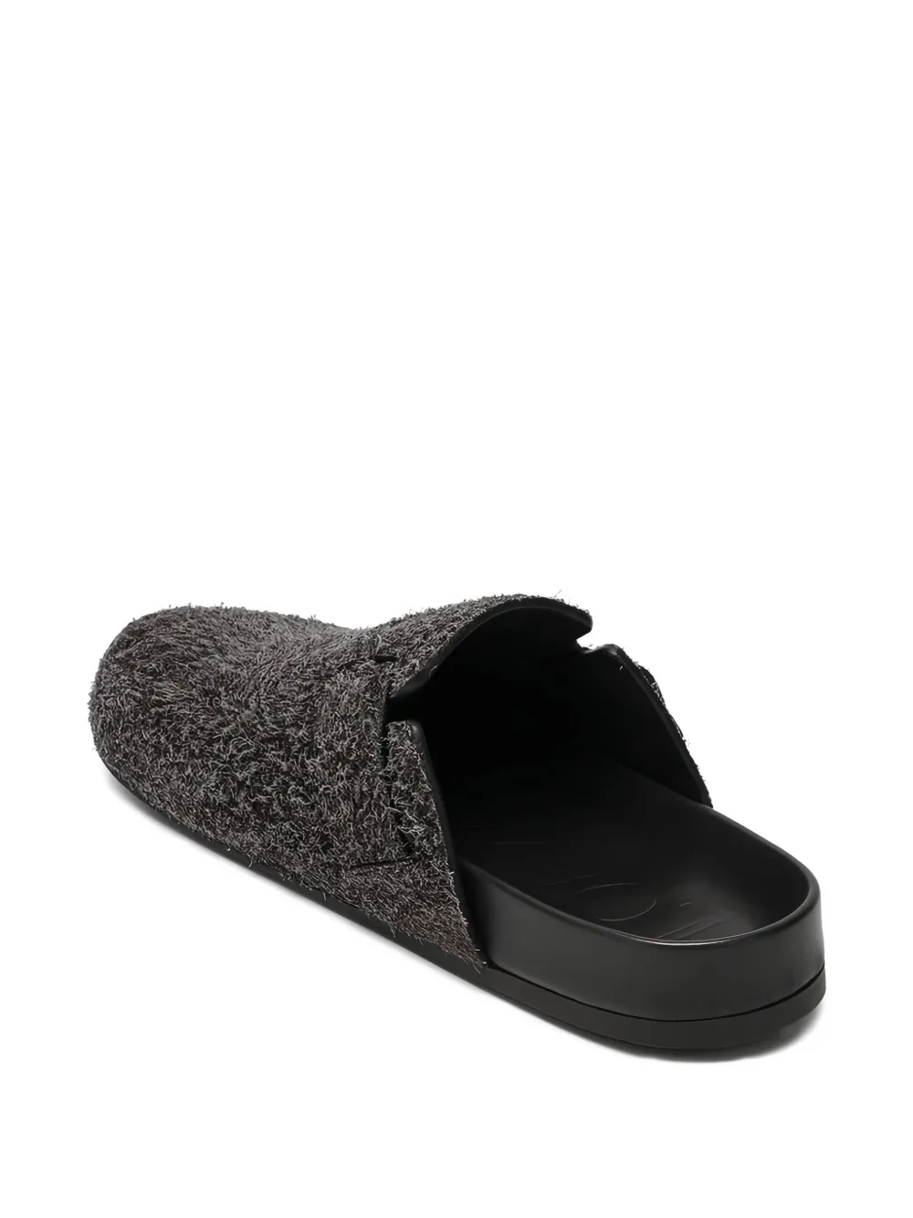 LOEWE leather slides Brown