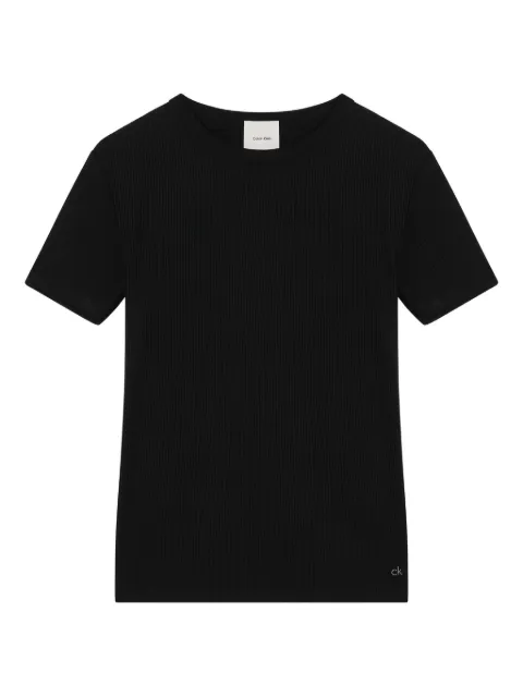 Calvin Klein ribbed short-sleeve T-shirt