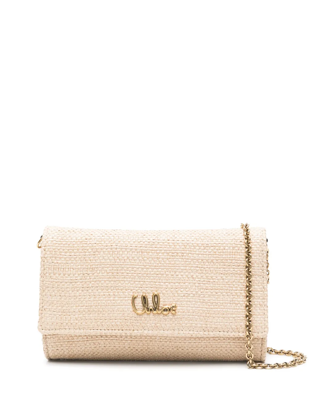 Chloé Iconic clutch Beige