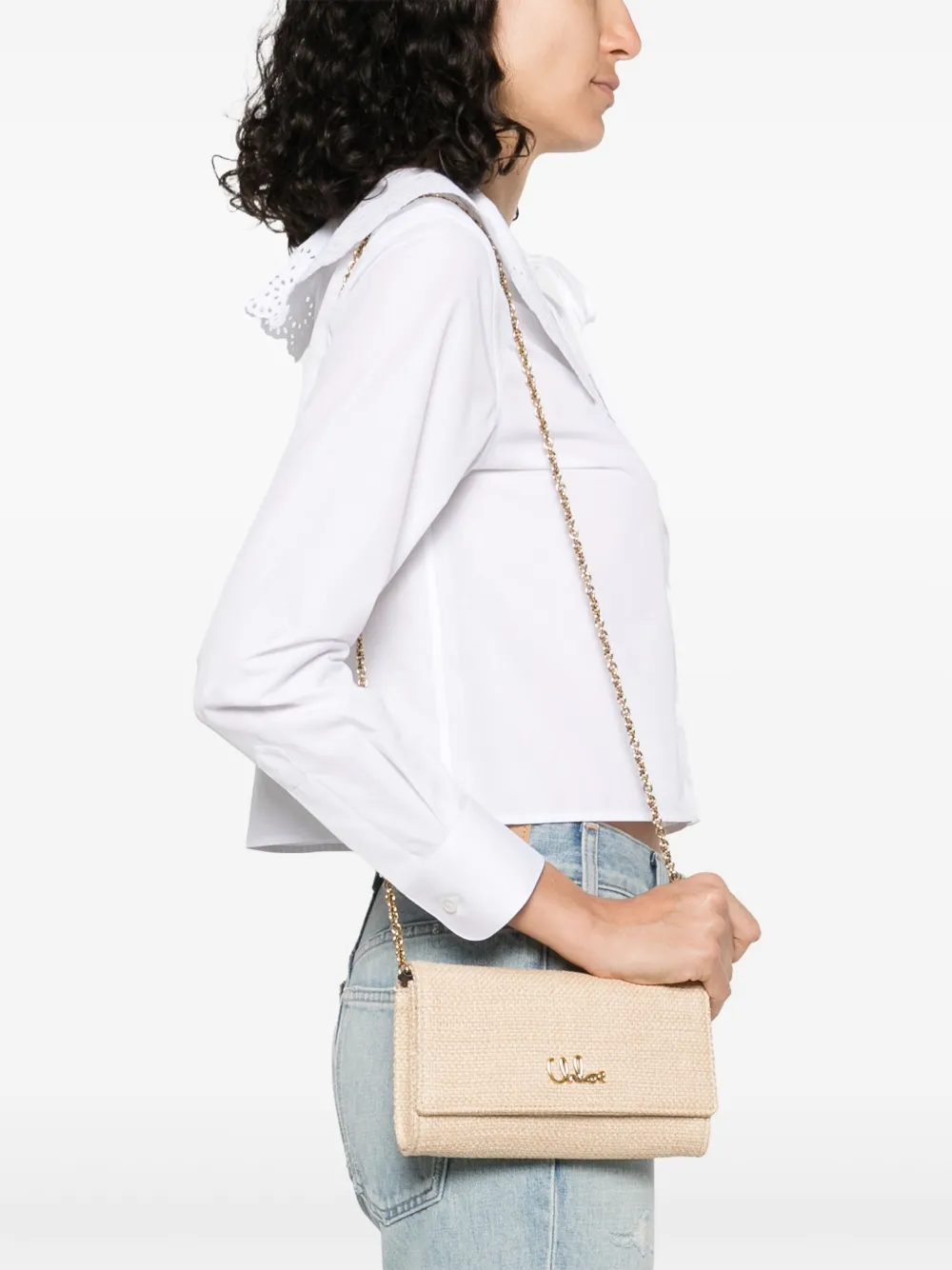 Chloé Iconic clutch - Beige