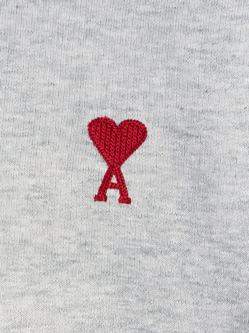 AMI Paris Hoodie met logo Grijs