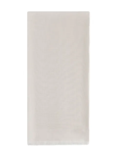 Elisabetta Franchi monogram fringed scarf