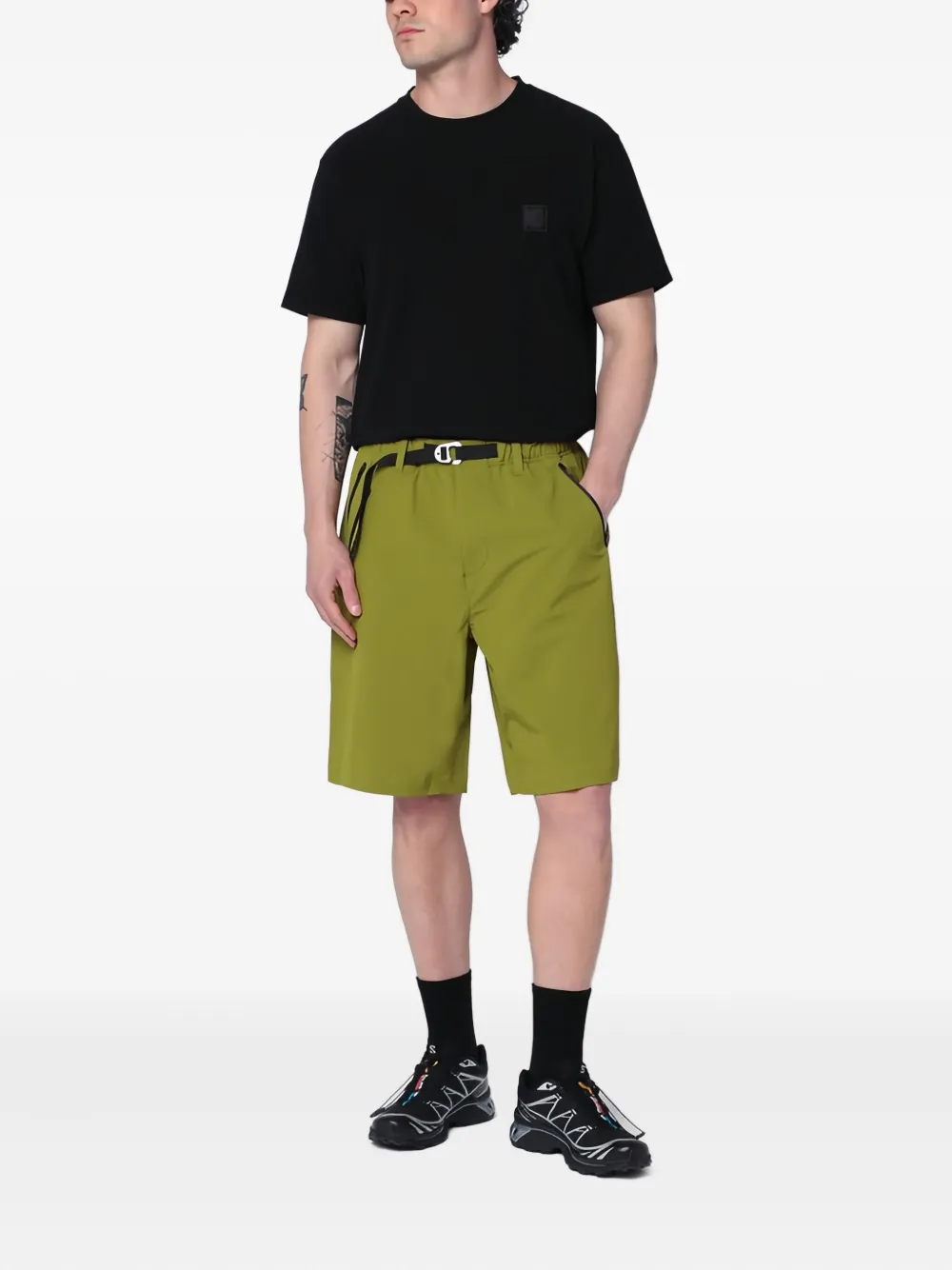 PURPLE MOUNTAIN OBSERVATORY zip-pocket belted shorts | Track & Running Shorts | Image 2