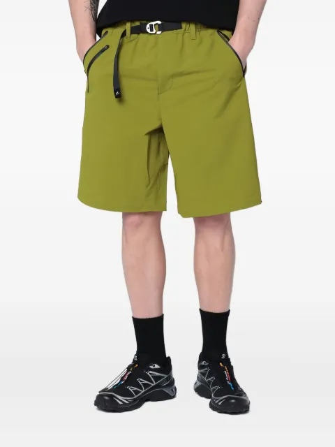 PURPLE MOUNTAIN OBSERVATORY zip-pocket belted shorts