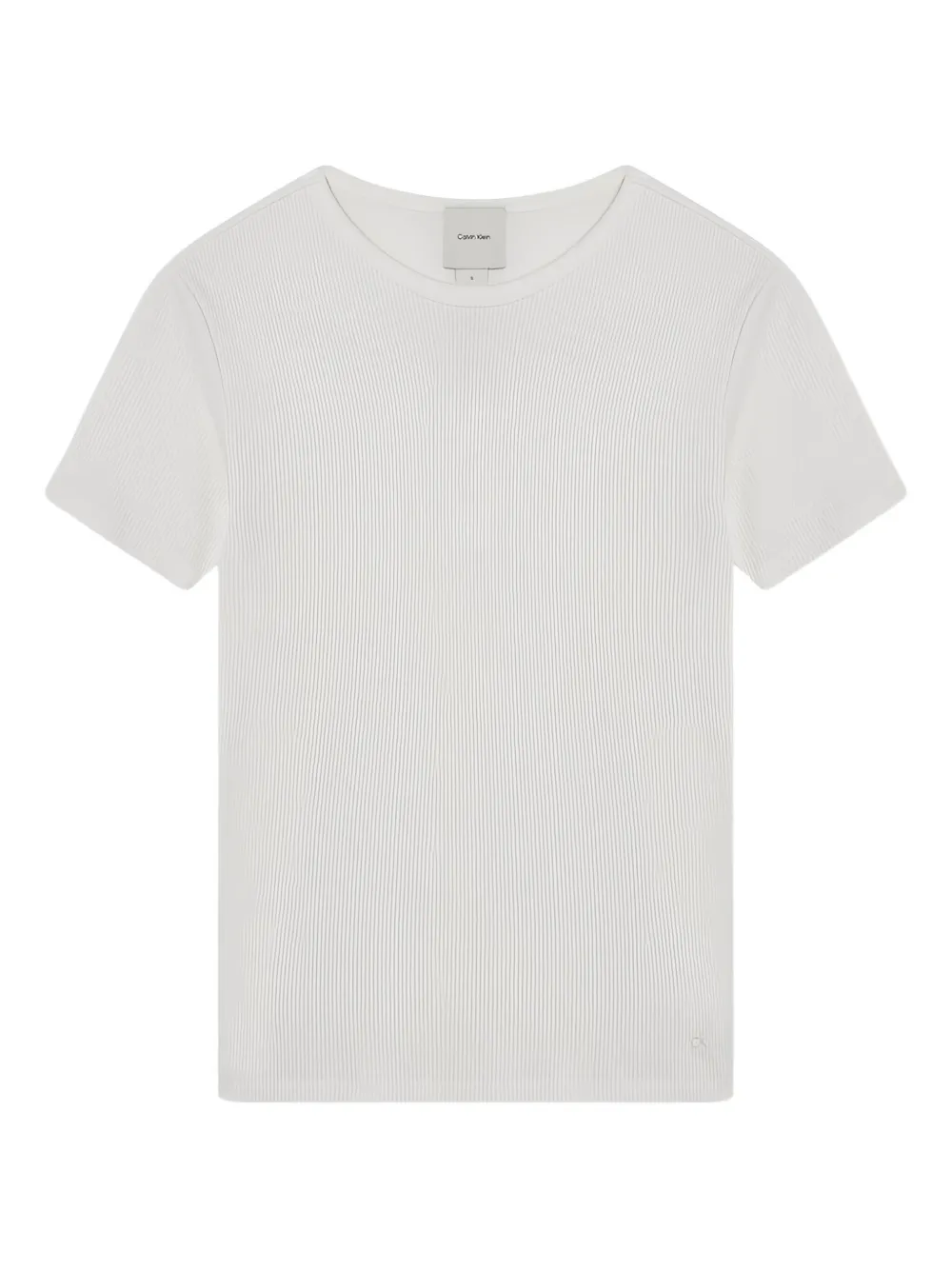 Calvin Klein リブ トップ - ホワイト Calvin Klein リブ トップ - ホワイト