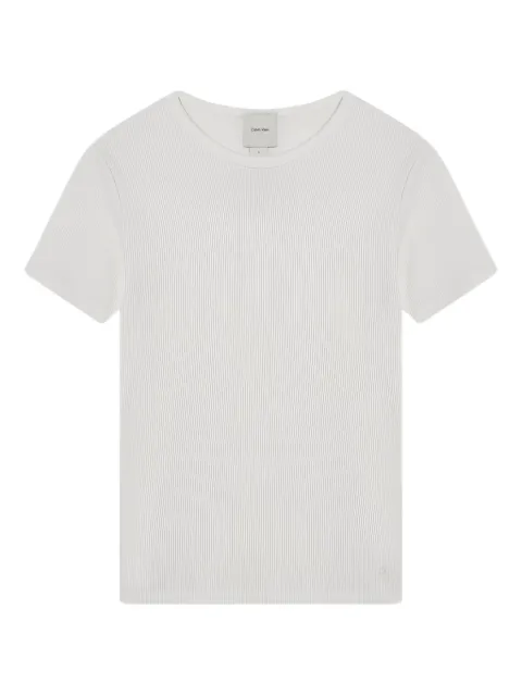 Calvin Klein ribbed short-sleeve T-shirt