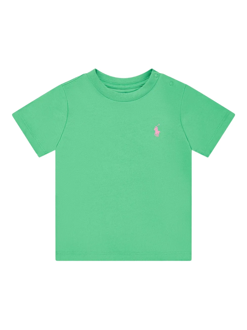 POLO RALPH LAUREN KIDS T-shirt met borduurwerk Groen