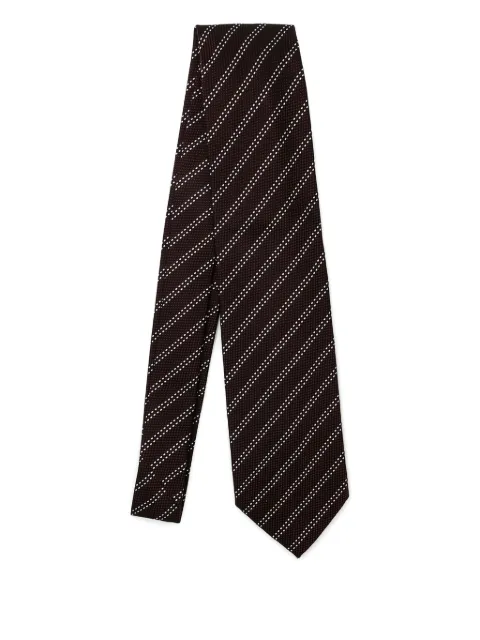 Destin diagonal-striped tie