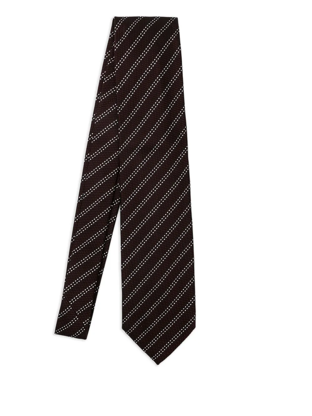 Destin diagonal-striped tie | Red | Image 1