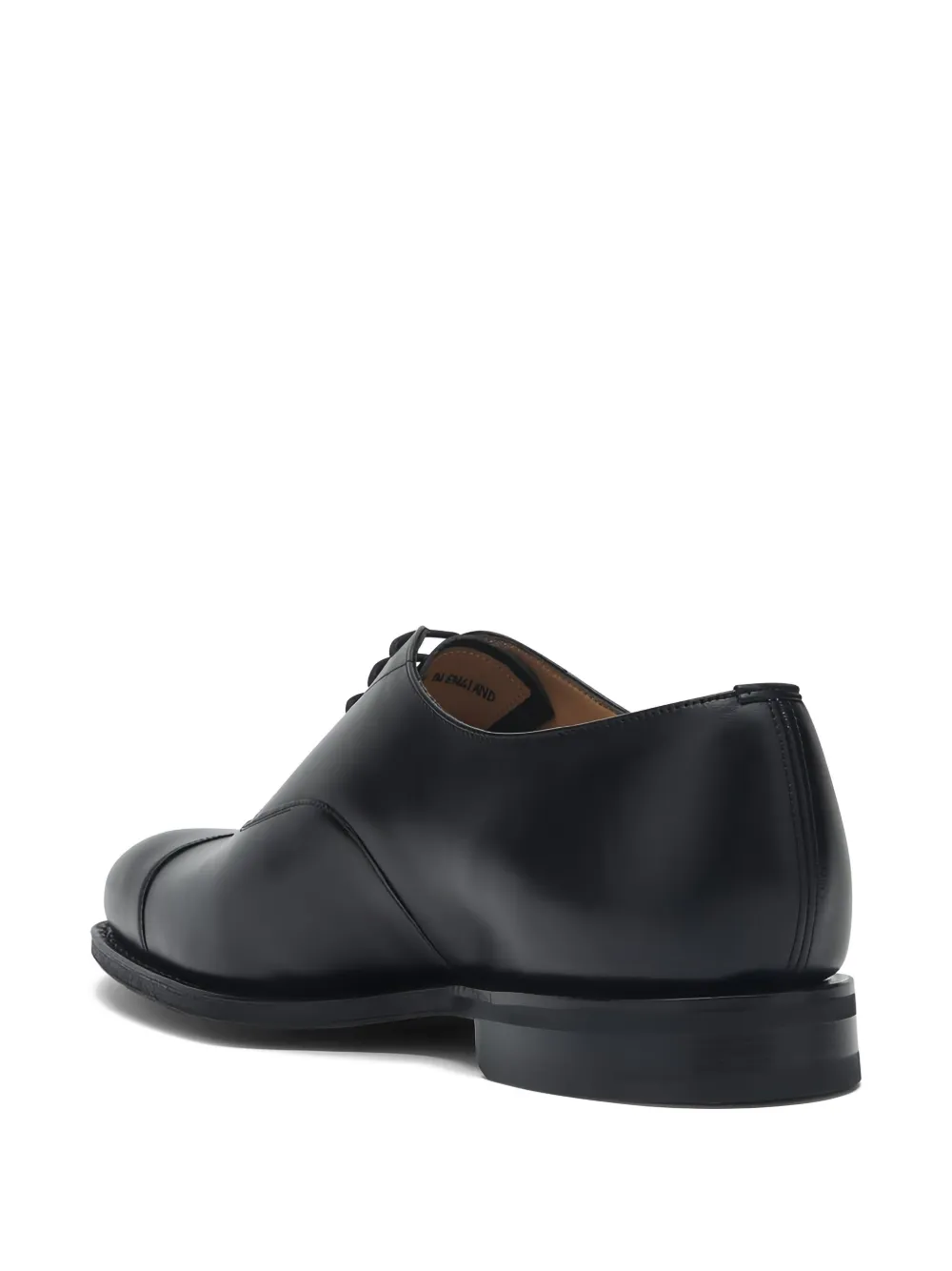 Church's cap-toe leather shoes Black