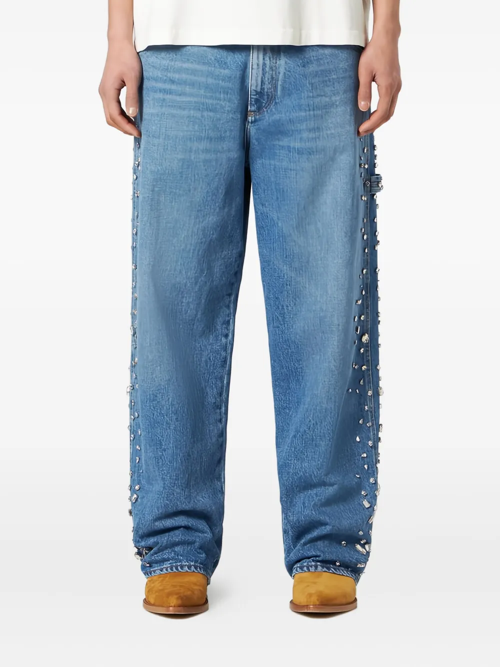 1989 STUDIO crystal-embellished jeans | Blue | Image 1