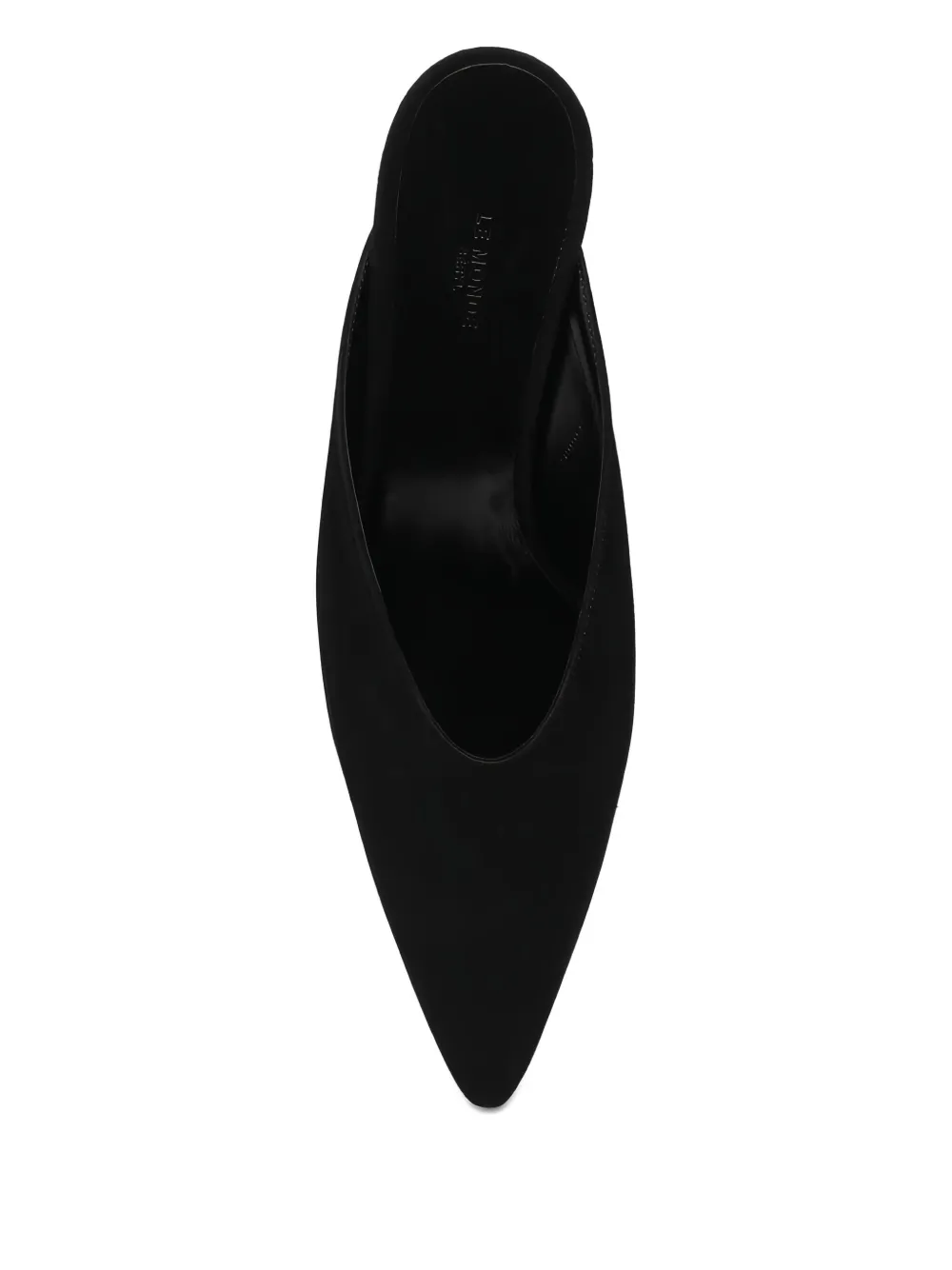 Le Monde Beryl pointed-toe mules Zwart