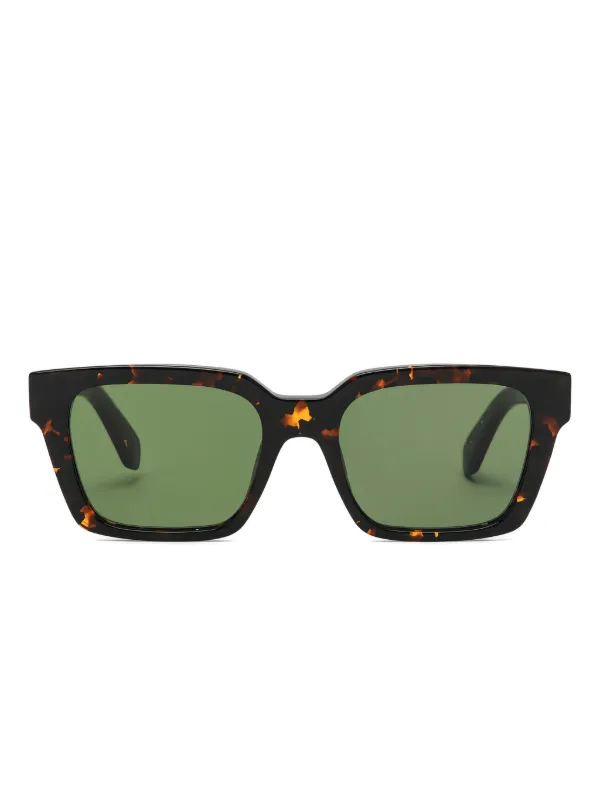 Off-White 国内発送 ブランソンサングラス Off-White Eyewear Branson サングラス | ブラウン | FARFETCH JP