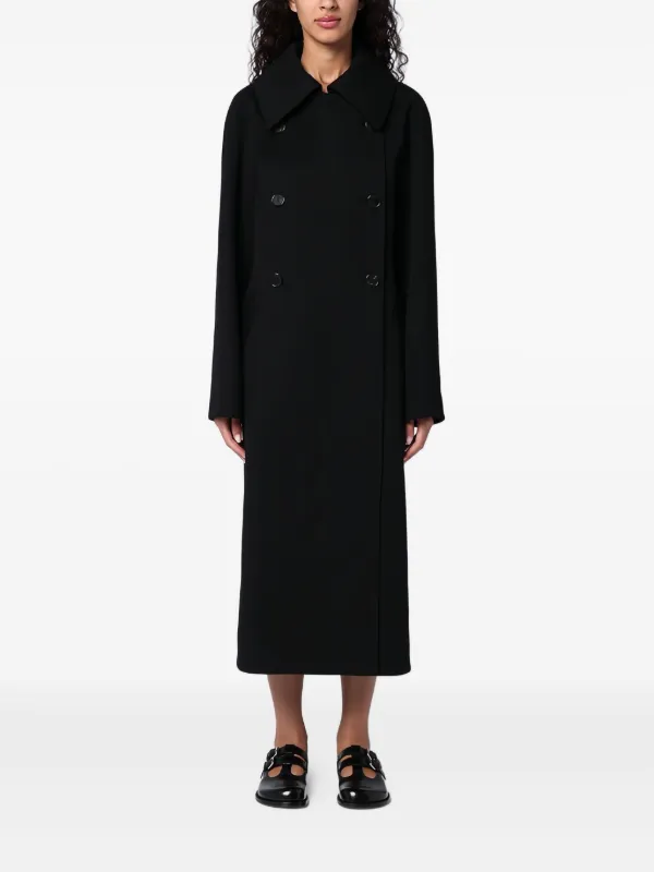 LOEWE double-breasted Wool Coat | White | FARFETCH CA