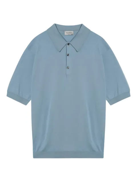 John Smedley قميص بولو بأكمام قصيرة