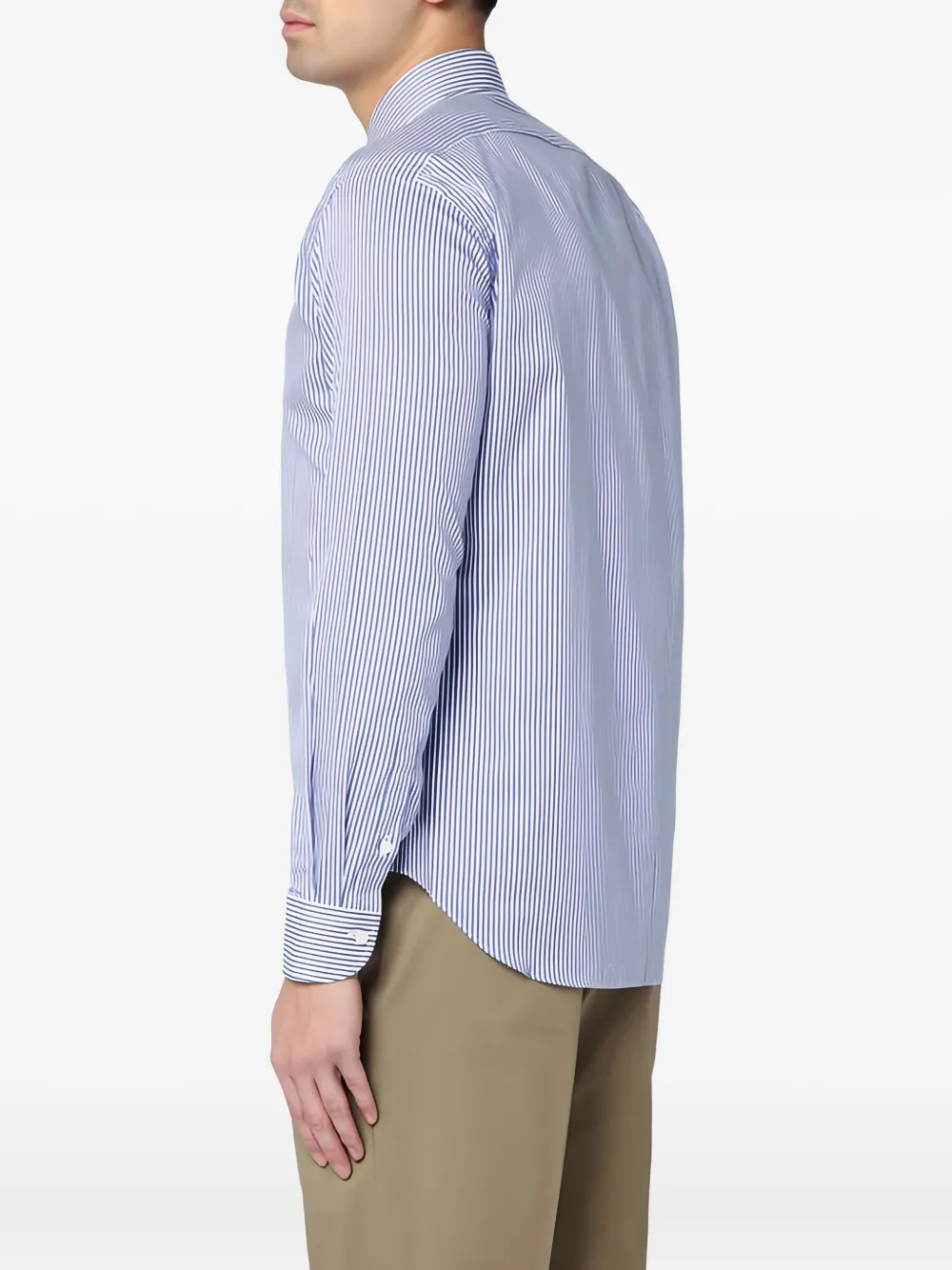 Xacus Gestreept overhemd Blauw