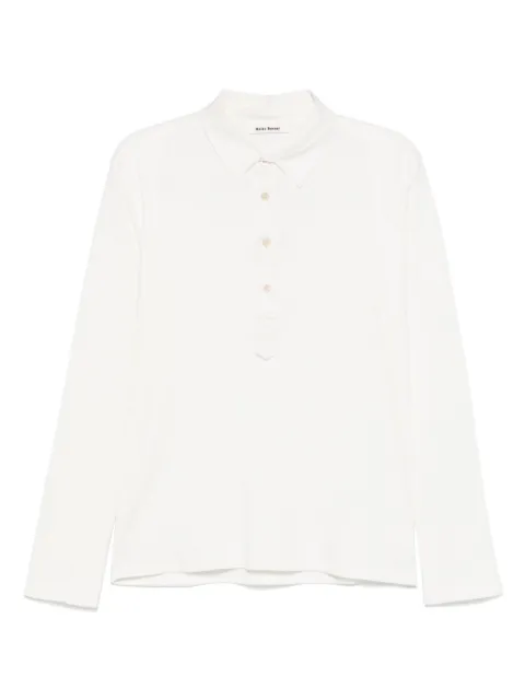 Wales Bonner ribbed polo shirt