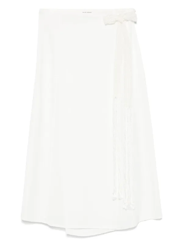Wales Bonner Antille Skirt in White