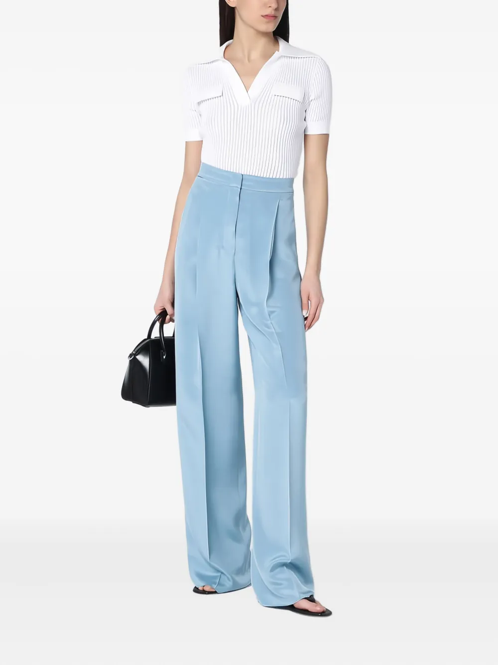 Max Mara Plooibroek - Blauw