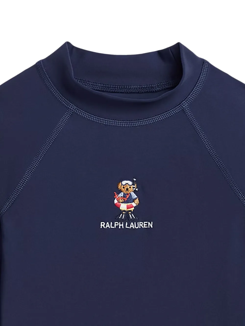 POLO RALPH LAUREN KIDS Polo Bear T-shirt met borduurwerk Blauw