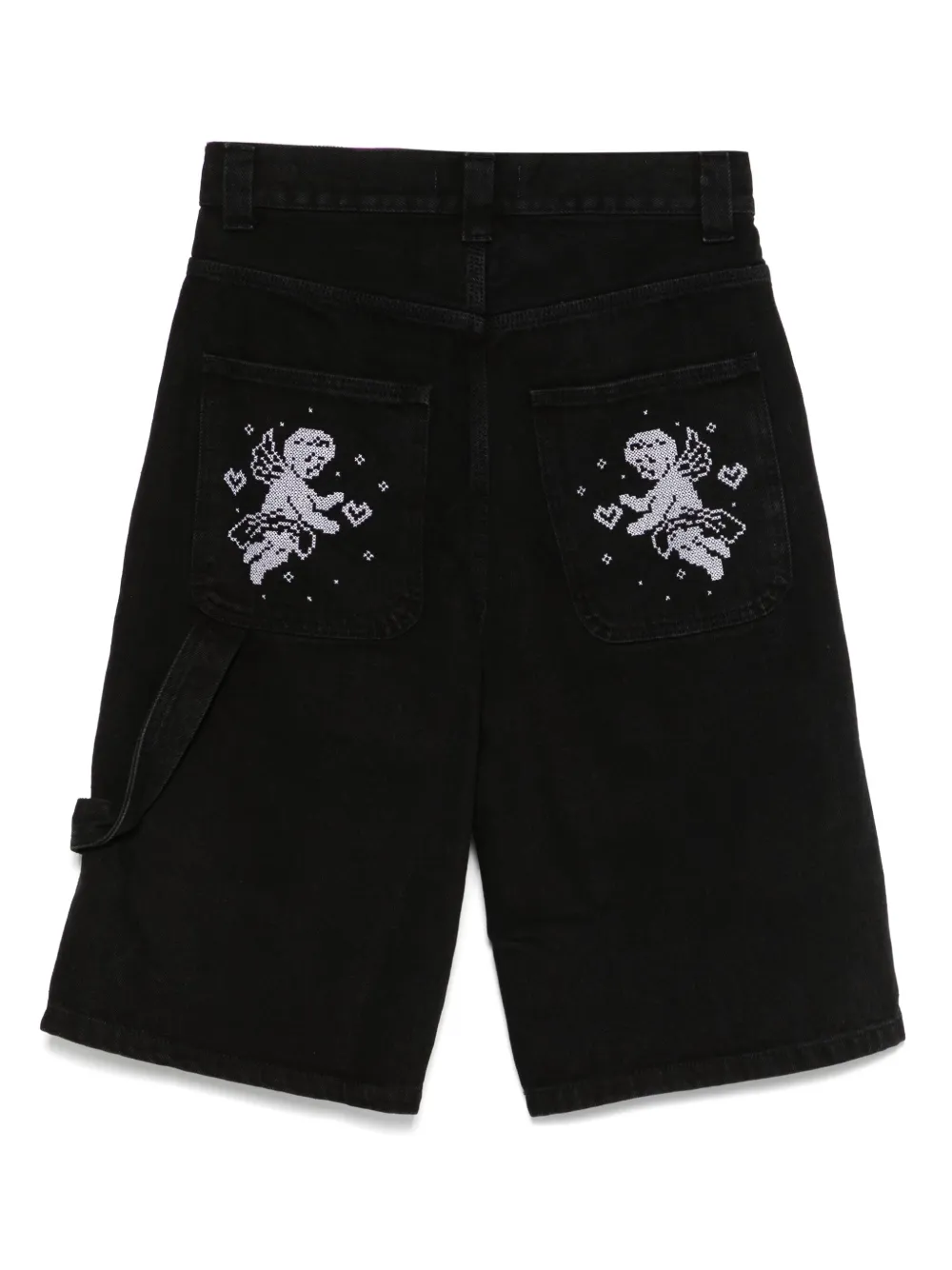 CARNE BOLLENTE Cupid's Cheeks shorts - Zwart