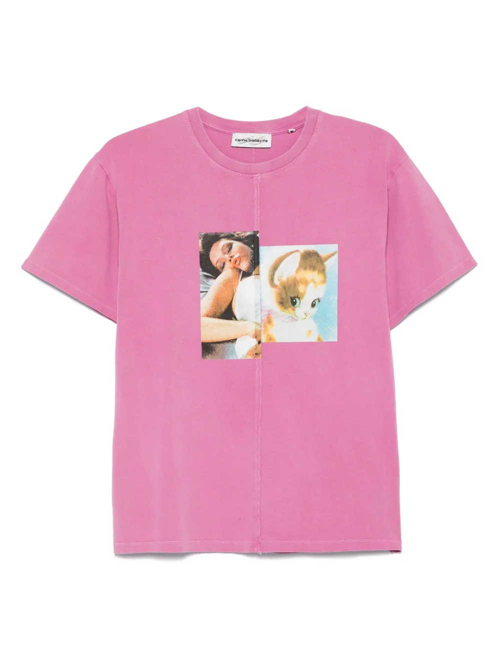 CARNE BOLLENTE playera Feline Fantasy | rosado | Image 1
