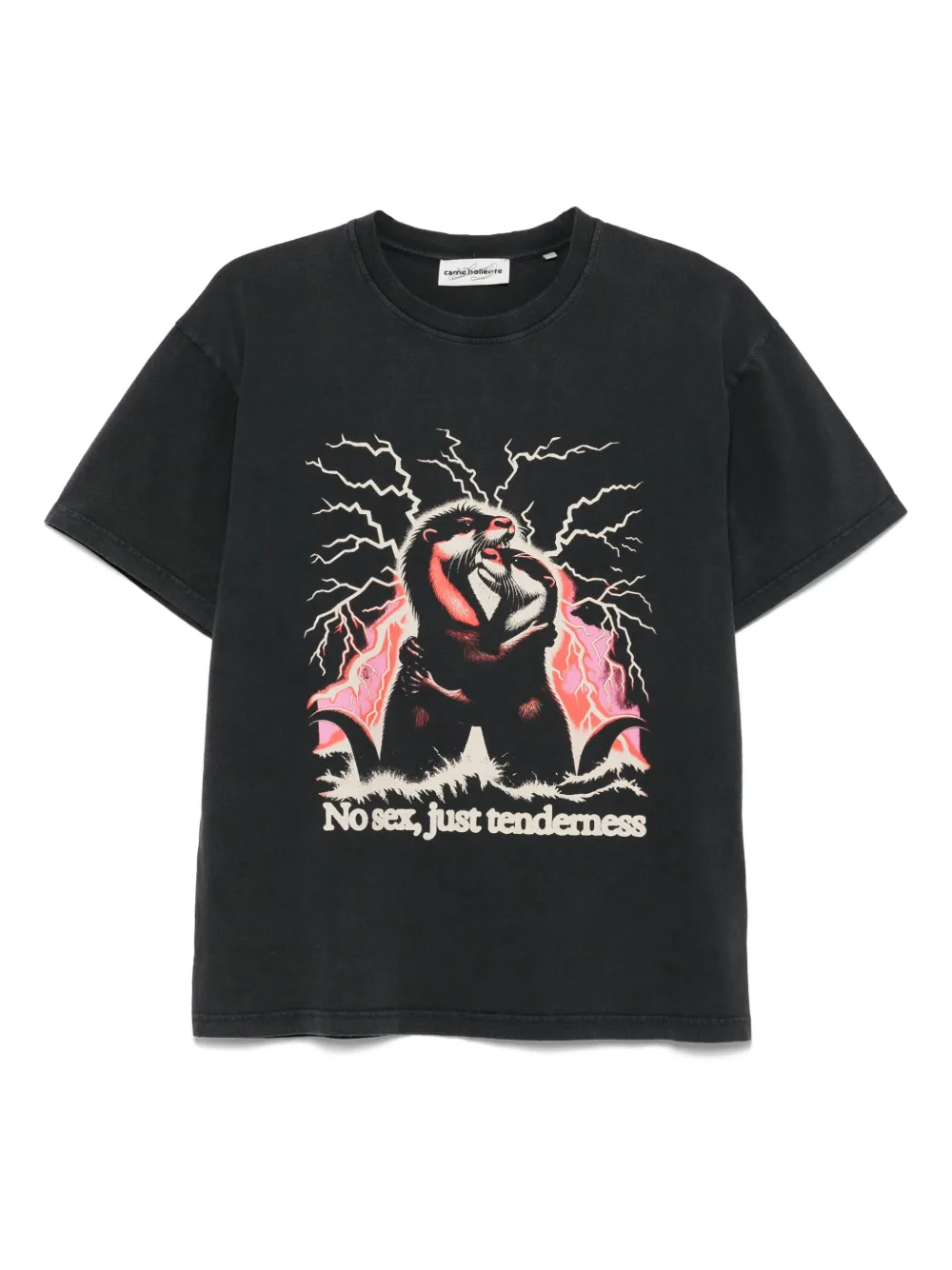 CARNE BOLLENTE playera con estampado gráfico | gris | Image 1