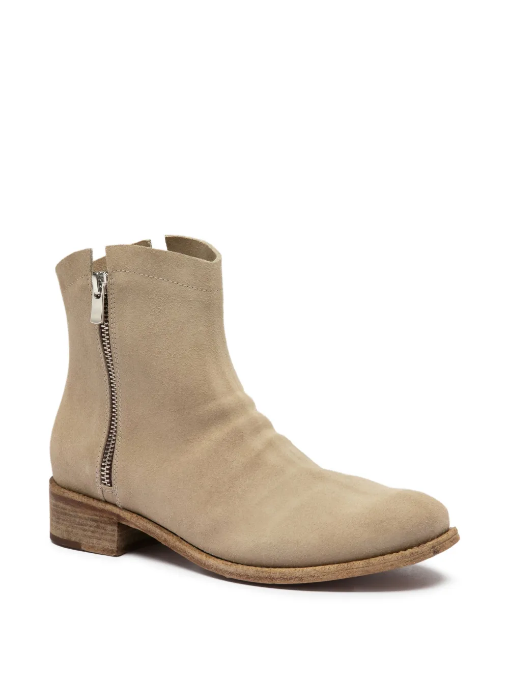 Officine Creative Oliver Sigaro zip-detail suede ankle boots | Ankle Boots | Image 2