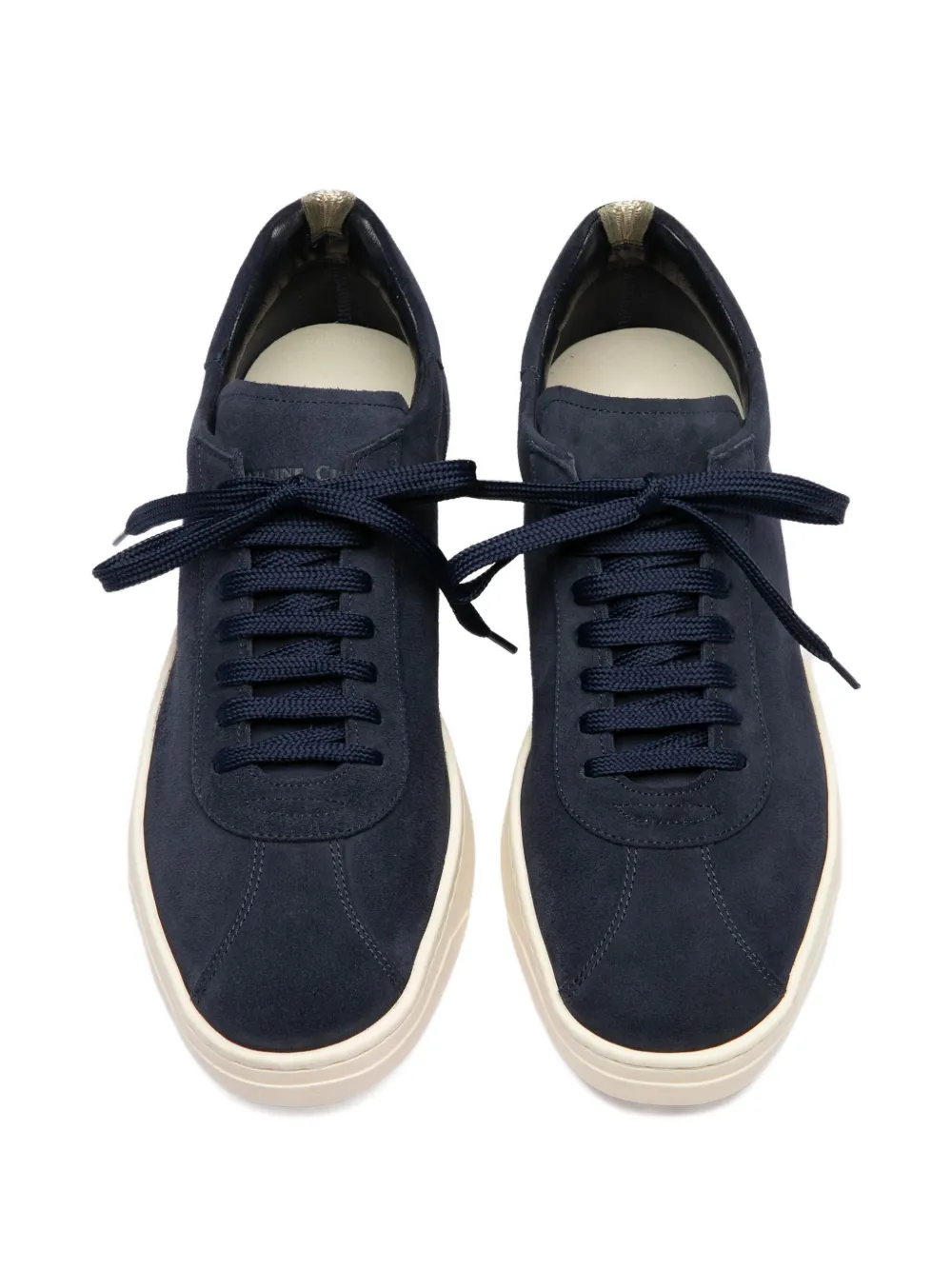 Officine Creative Karma suede lace-up sneakers Blue
