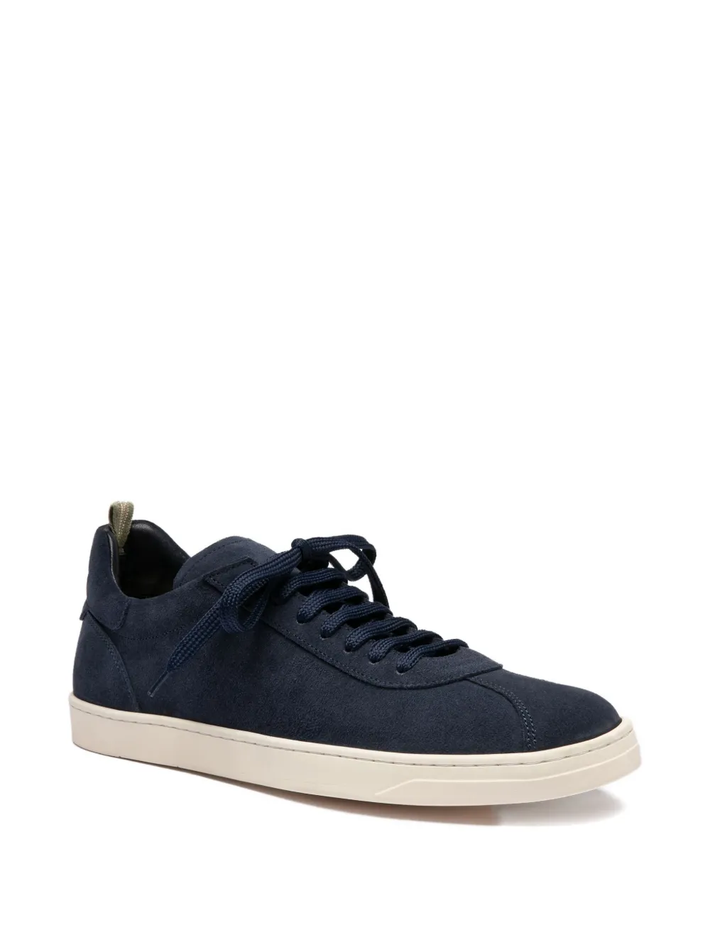 Officine Creative Karma suede lace-up sneakers Blue