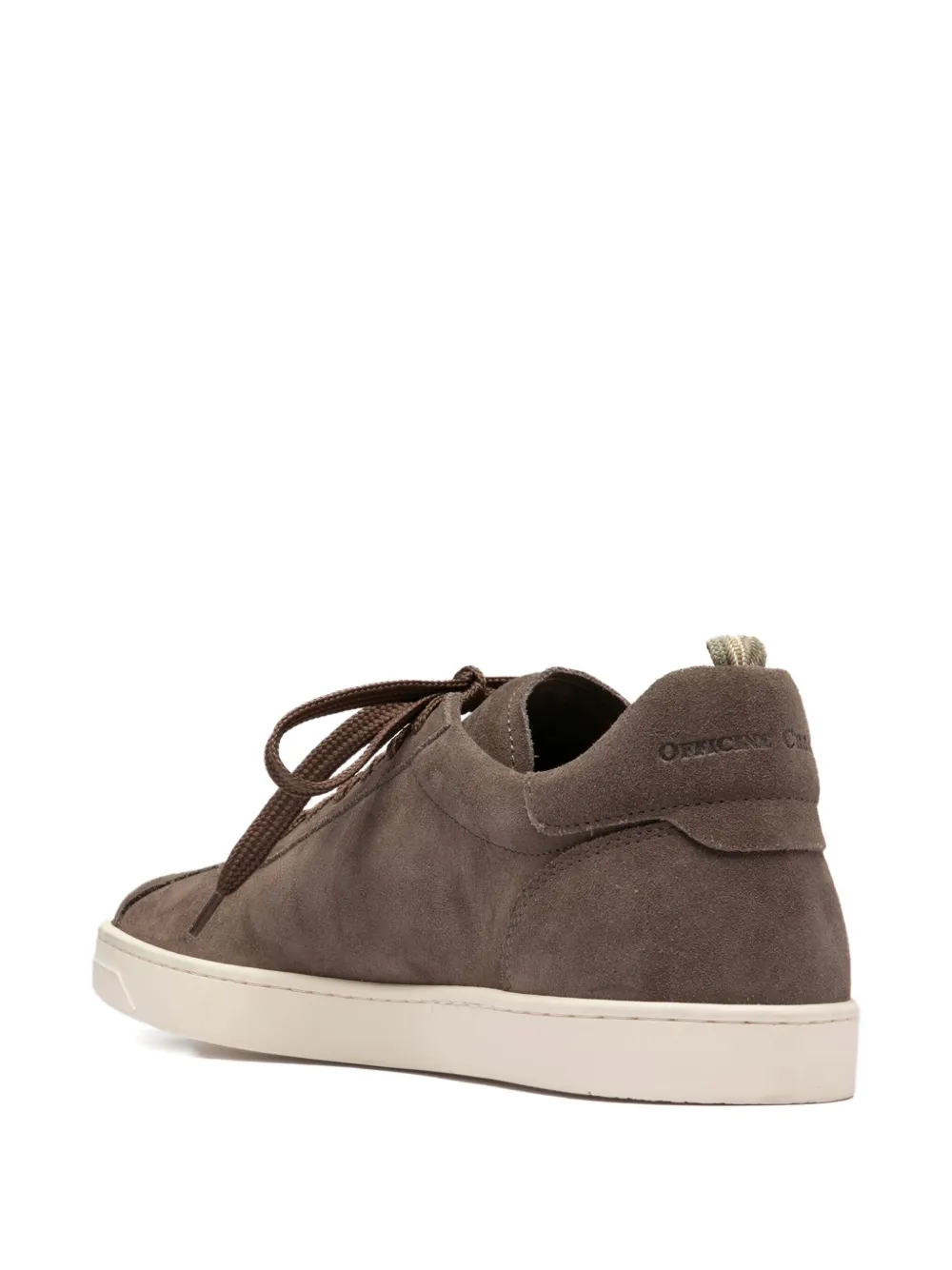 Officine Creative Karma suede low-top sneakers Brown