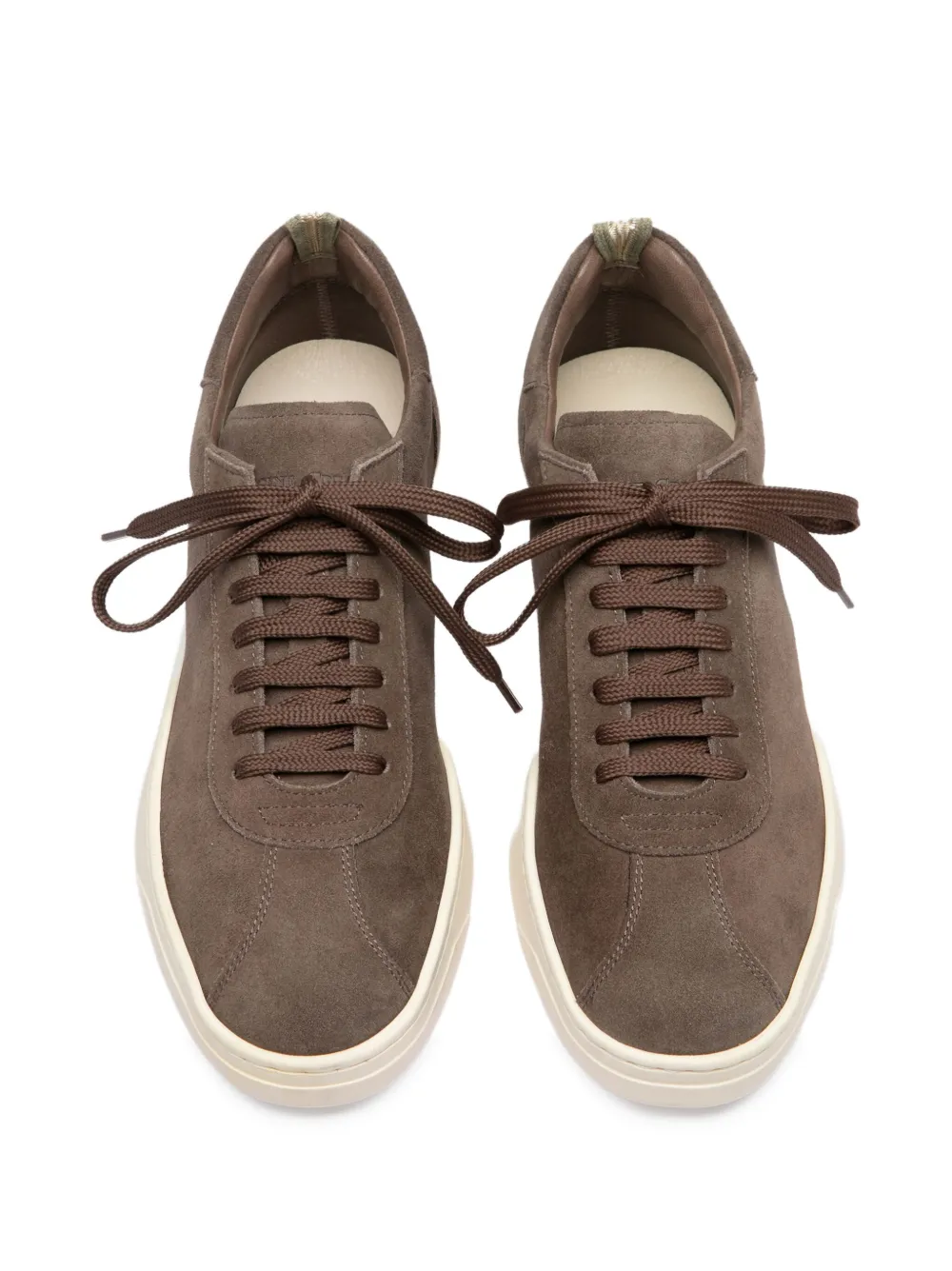 Officine Creative Karma suede low-top sneakers Brown