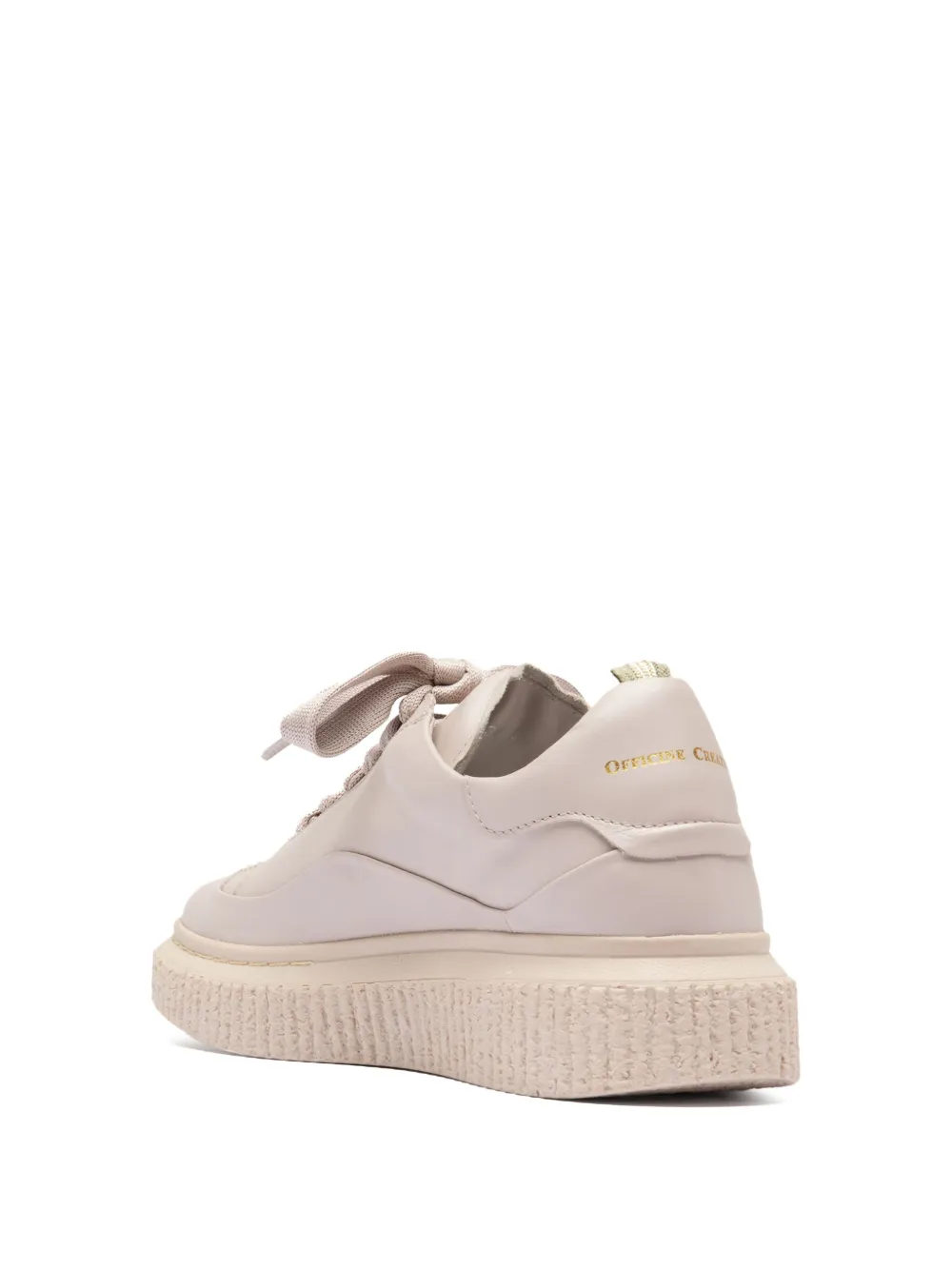 Officine Creative Leren sneakers Beige