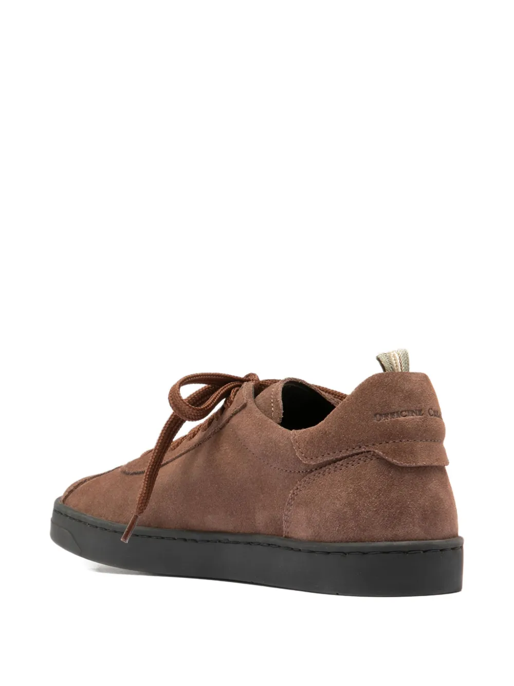 Officine Creative Karma suède sneakers Bruin