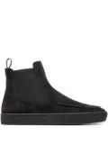 Officine Creative elastic-panel suede boots - Black