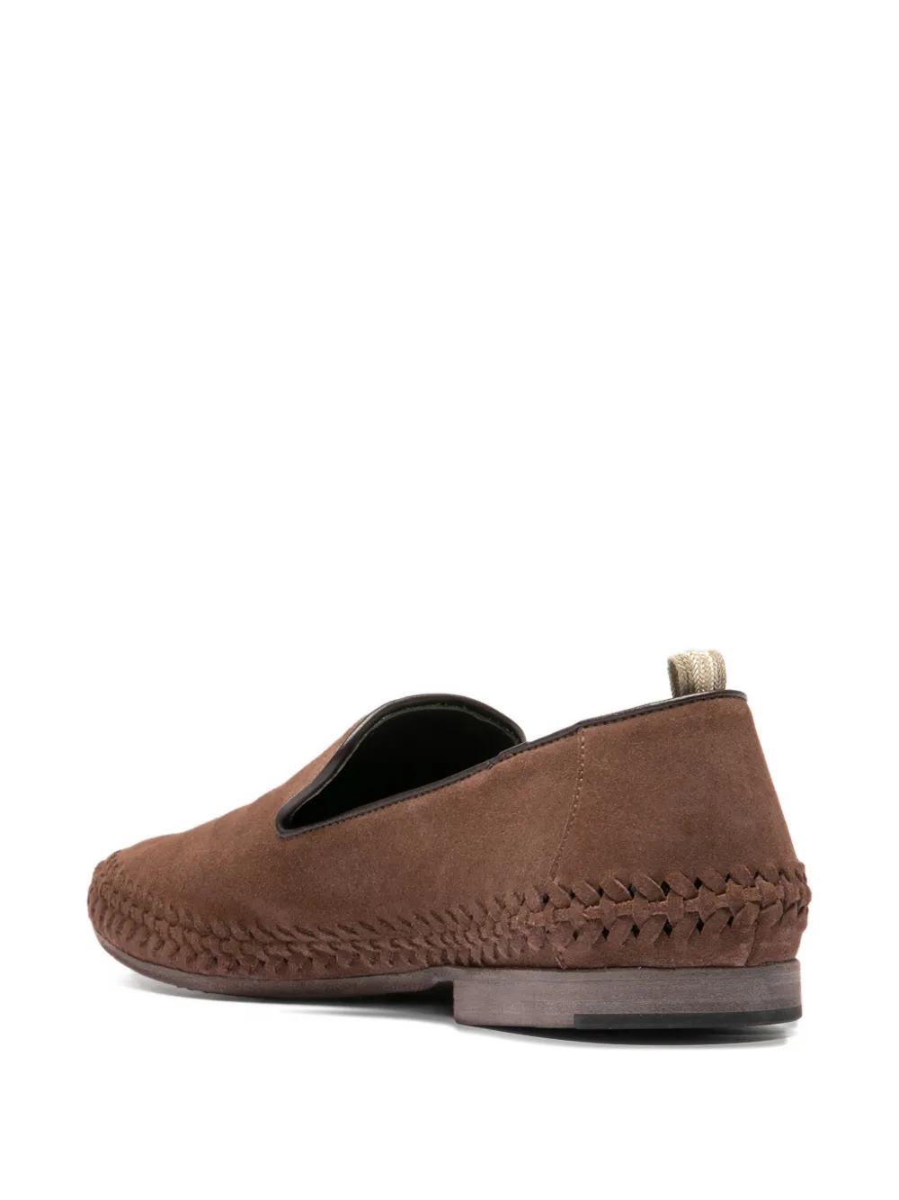 Officine Creative Nazar 001 loafers met geweven detail Bruin
