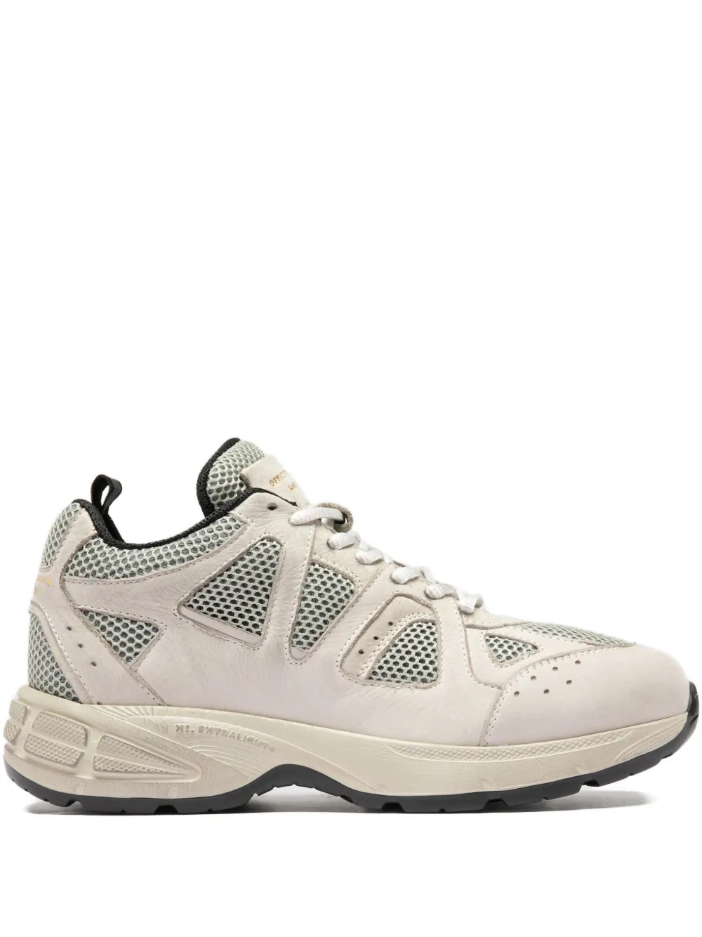 Officine Creative leather mesh sneakers CALCARE